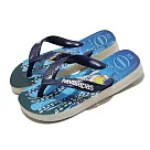 Havaianas 兒童拖鞋 Spongebob 中童 藍 海綿寶寶 夾腳拖 41470660001K