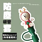 【DR.Story】日式好評Q萌可愛質感卡通吸管防塵套 (矽膠吸管套 吸管套) 情熱的なエルクベア(熱情麋鹿熊)