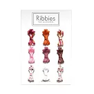 英國Ribbies 糖果蝴蝶結9入組─愛心圓點
