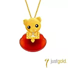 【Just Gold 鎮金店】滿福如意十二生肖系列純金吊墜─豬(不含鍊)