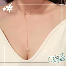 【伊飾童話】純白淚滴*珍珠伸縮項鍊