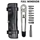 Full Windsor Nutter Cycle 多功能隨身工具組 NUT─BLK / 城市綠洲 (自行車維修工具組) 黑色皮革
