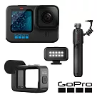 【GoPro】HERO 11 Black 創作者套組 (HERO11單機+燈光模組+媒體模組+Volta電池握把/腳架)─[正成公司貨]
