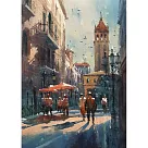 【玲廊滿藝】吳思賢─起霧的早晨42x30cm