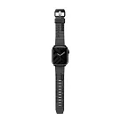 Skinarma日本潮牌 Apple Watch 49/46/45/44mm Shokku 街頭款矽膠錶帶 透黑