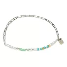 Pura Vida 美國手工 SEABRIGHT STRETCH BEAD 銀色彩珠伸縮手鍊