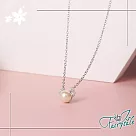 【伊飾童話】純真小熊*韓風珍珠典雅項鍊 銀