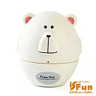 【iSFun】餐廚幫手*圓型動物免電池計時器 白熊