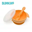 Bumkins 寶寶矽膠餐碗組─ 香橙黃