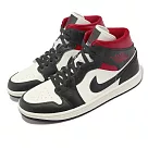 Nike Wmns Air Jordan 1 Mid 黑 紅 Gym Red 女鞋 男鞋 AJ1 BQ6472─061