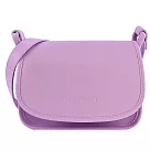 LONGCHAMP LE FOULONN?系列牛皮翻蓋斜背包(小) 丁香紫