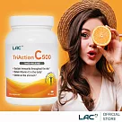 【LAC利維喜】三效C500食品錠90錠(三效維生素C/穀胱甘太/葡萄籽/保護力/素食可)