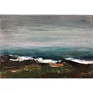 【玲廊滿藝】陳雅惠─海岸邊15.5x22.5cm