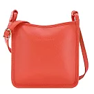LONGCHAMP LE FOULONN?系列牛皮直式斜背包(小) 柳橙