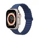 JTLEGEND Apple Watch 38/40/41/42/44/45/49mm Lithe 磁吸錶帶 藍(42/44/45/49mm)