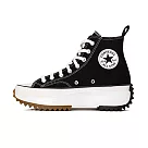 CONVERSE RUN STAR HIKE HI BLACK/WHITE/GUM 男女休閒鞋─黑─166800C US10 黑色