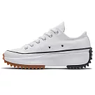 CONVERSE RUN STAR HIKE OX WHITE/BLACK/GUM 男女休閒鞋─白─168817C US10 白色
