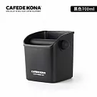 CAFEDE KONA 不鏽鋼咖啡敲粉筒(700ml) ─ 黑