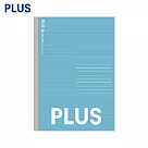 PLUS B5 筆記本 橫線 淡藍