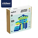 《MiDeer》── 阿基米德洞洞積木(冷色100片) ☆