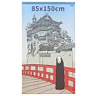 日本日式長門簾85x150cm無臉男油屋No.98069神隱少女(直條紋針織感)布簾隔簾溫泉暖簾─吉卜力宮崎駿千と千尋の神隠し