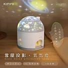 【KINYO】雪屋投影氣氛燈 LED─6550