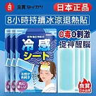 日本良質&還原愛|夏天必備 散熱涼感貼 3入組(共30片) 散熱頭貼