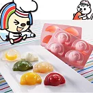 OPEN!QQ矽膠烘焙點心模具(中)─粉