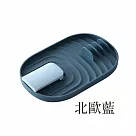 【E.dot】質感北歐風可摺疊鍋蓋鍋鏟收納架 ─5入組 北歐藍