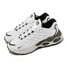 Nike 休閒鞋 Air Max TW 男鞋 白 綠 橄欖綠 氣墊 復古 運動鞋 DV7721─100