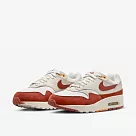 NIKE W AIR MAX 1 LX 女休閒鞋─白橘─FD2370100 US8 白色