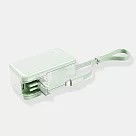 sardine沙丁魚 Lightning/Typec 自帶線插頭二合一行動電源 有標示Wh Lightning 綠色