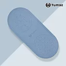【Tumaz月熊健身】8mm加厚TPE有氧跳繩墊─橢圓形 藏青藍