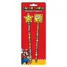 【任天堂】超級瑪利歐 造型鉛筆2入組