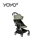 Stokke YOYO² 法國 6+推車組合(含車架) ─ 白色車架+橄欖綠