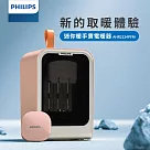 【Philips 飛利浦】1500W 迷你暖手寶 電暖器 二合1 ─可遙控─粉 (AHR2124PFM)