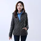 【遊遍天下】女款顯瘦防風防潑水保暖中長版羽絨外套 GJ22042 深灰 (M─5L) L 深灰