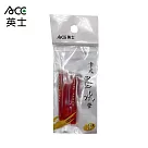 ACE 英士 卡式墨水管 3支入 紅