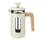 《La Cafetiere》Pisa法式濾壓壺 | 泡茶器 冷泡壺 沖茶器 法壓壺 咖啡壺 奶泡杯 ─ 米白350ml