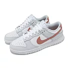 Nike 休閒鞋 Dunk Low Retro 男鞋 女鞋 白 灰 紅 皮革 低筒 經典 情侶鞋 HF0730─160