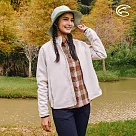 ADISI 女雙層超細纖維抗風保暖外套AJ2321084 (S─2XL) 刷毛 輕抗風 輕量 彈性 透氣 2XL 青黛藍