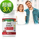 綠萃淨 每日綜合維生素錠(鈣+D3升級配方)(100錠x3瓶)組
