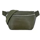 LONGCHAMP LE FOULONN?系列壓紋牛皮腰包 卡其綠