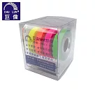 巨倫 A─1326 四色螢光膠帶 9mmx20M