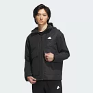 ADIDAS TH MH WV JKT 男連帽外套─黑─IT3951 S 黑色