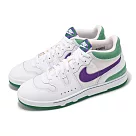 Nike 休閒鞋 Attack Wimbledon 男鞋 白 紫 綠 復古 棋盤格 FZ2097─101