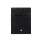 MONTBLANC 匠心系列防刮牛皮4卡附證件套卡片夾/名片夾 (黑色)