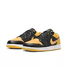 NIKE AIR JORDAN 1 LOW男籃球鞋─黑黃─553558072 US10.5 黑色