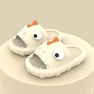 【巴芙洛】第四代加厚防滑鯊魚造型防滑拖鞋(拖鞋/防滑拖鞋/室內拖鞋/厚底拖/涼拖鞋/浴室拖鞋) 四代鯊魚─白色40/41