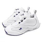 Reebok 籃球鞋 Answer IV 男鞋 白 紫 Free Agency 皮革 AI Iverson 運動鞋 100033884